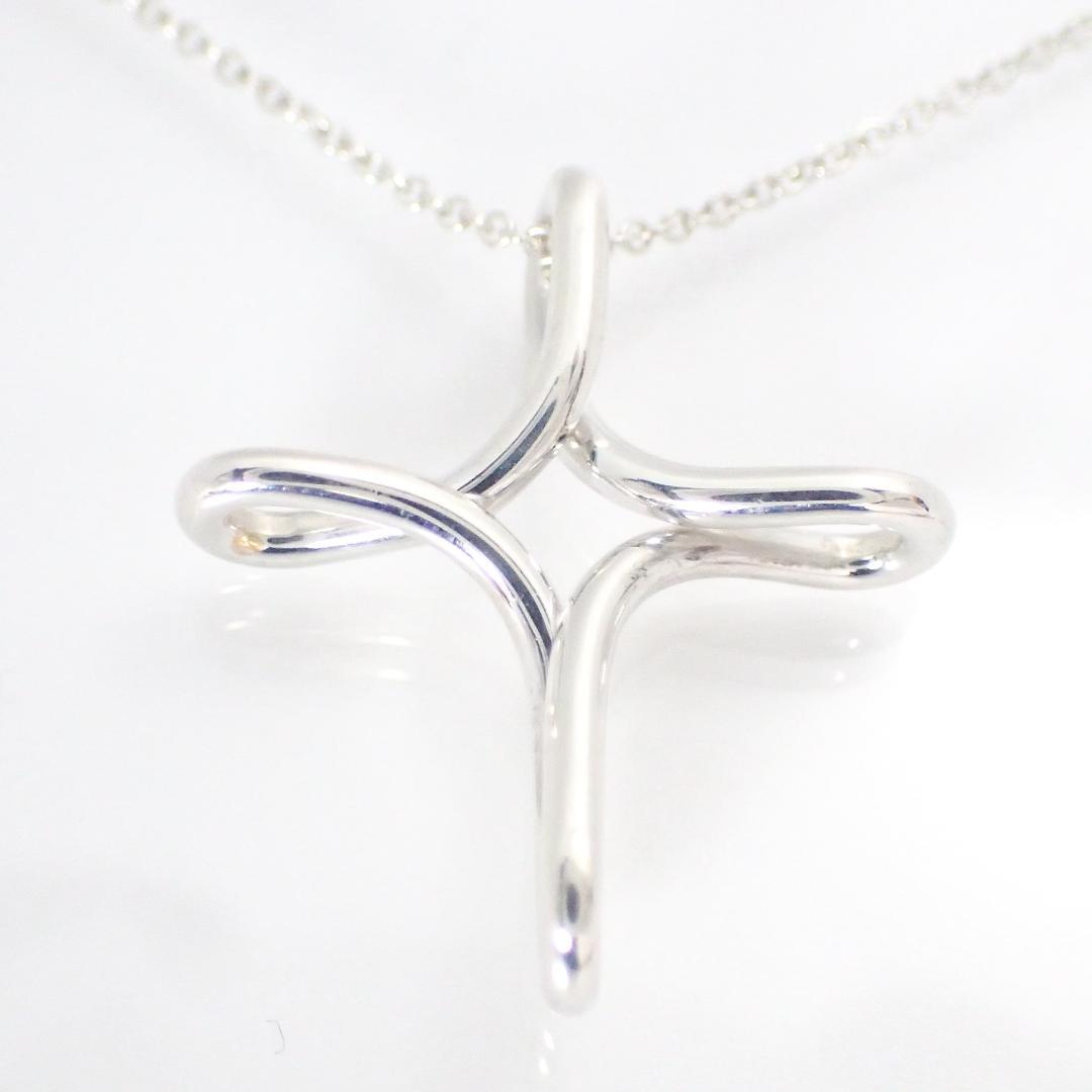 ティファニー TIFFANY インフィニティクロス ネックレス シルバー