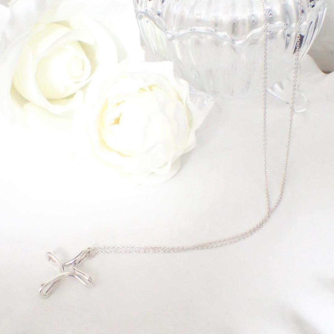 ティファニー TIFFANY インフィニティクロス ネックレス シルバー