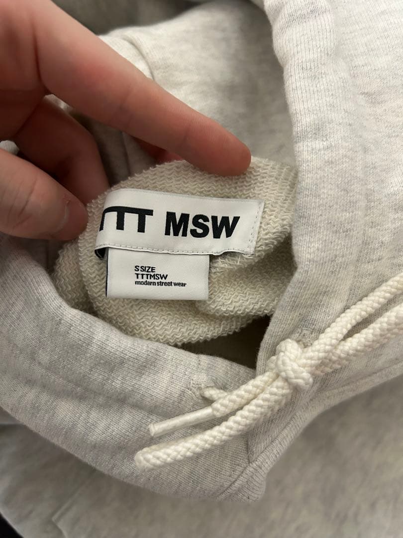 トップス TTT MSW TTT LOGO hoodie (ash)