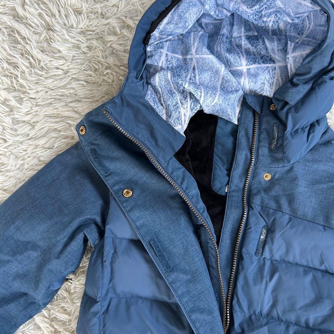 ロキシー　スキースノーボードウェア レディース M ブルー　群青色　中綿ダウン