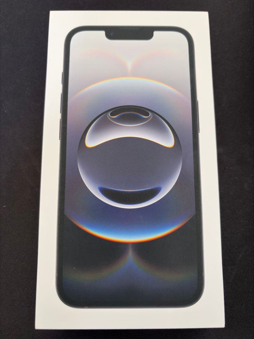 Apple iPhone 16eブラック 本体 充電ケーブル、保護フィルム付き