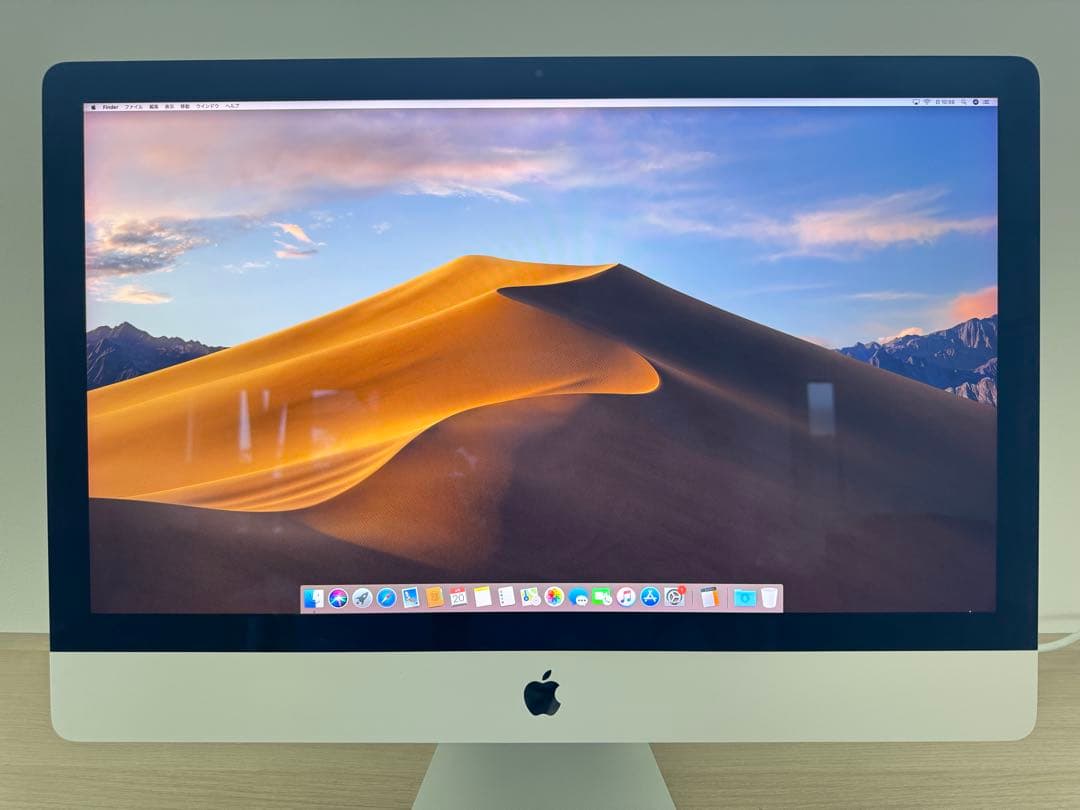iMac 2019 Retina 5K 27インチメモリ40GB SSD250G
