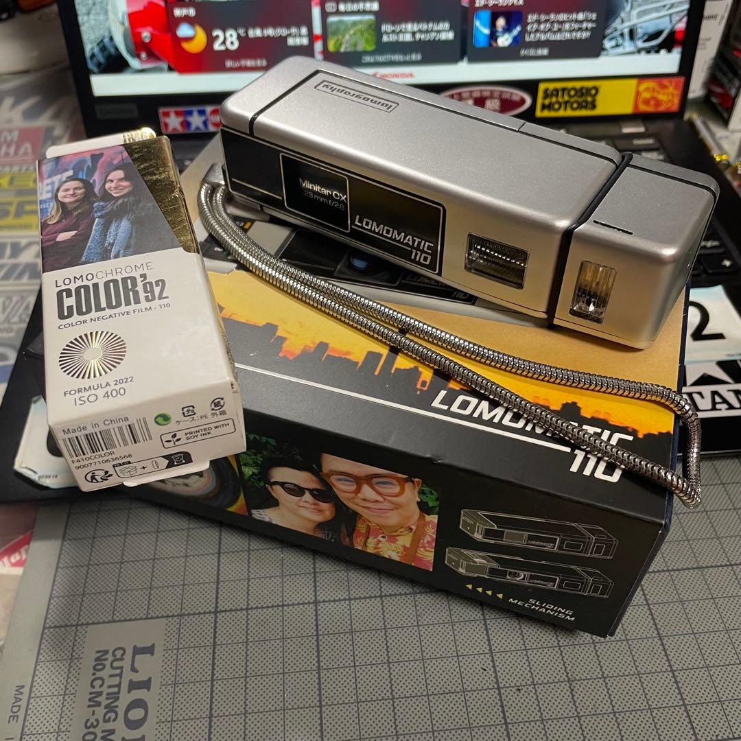 フィルムカメラ Lomomatic 110 Camera & Flash l