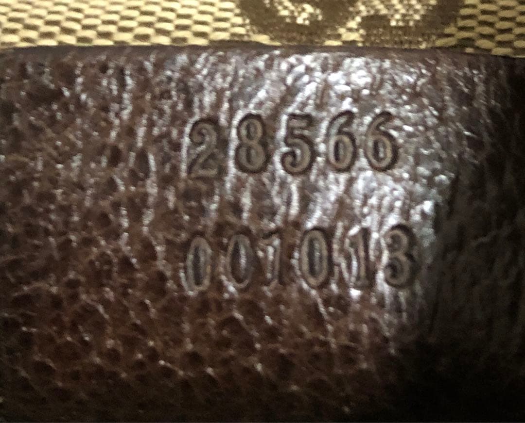 ■ GUCCI グッチ GGキャンバス ボディバッグ ウエストバッグ 28566