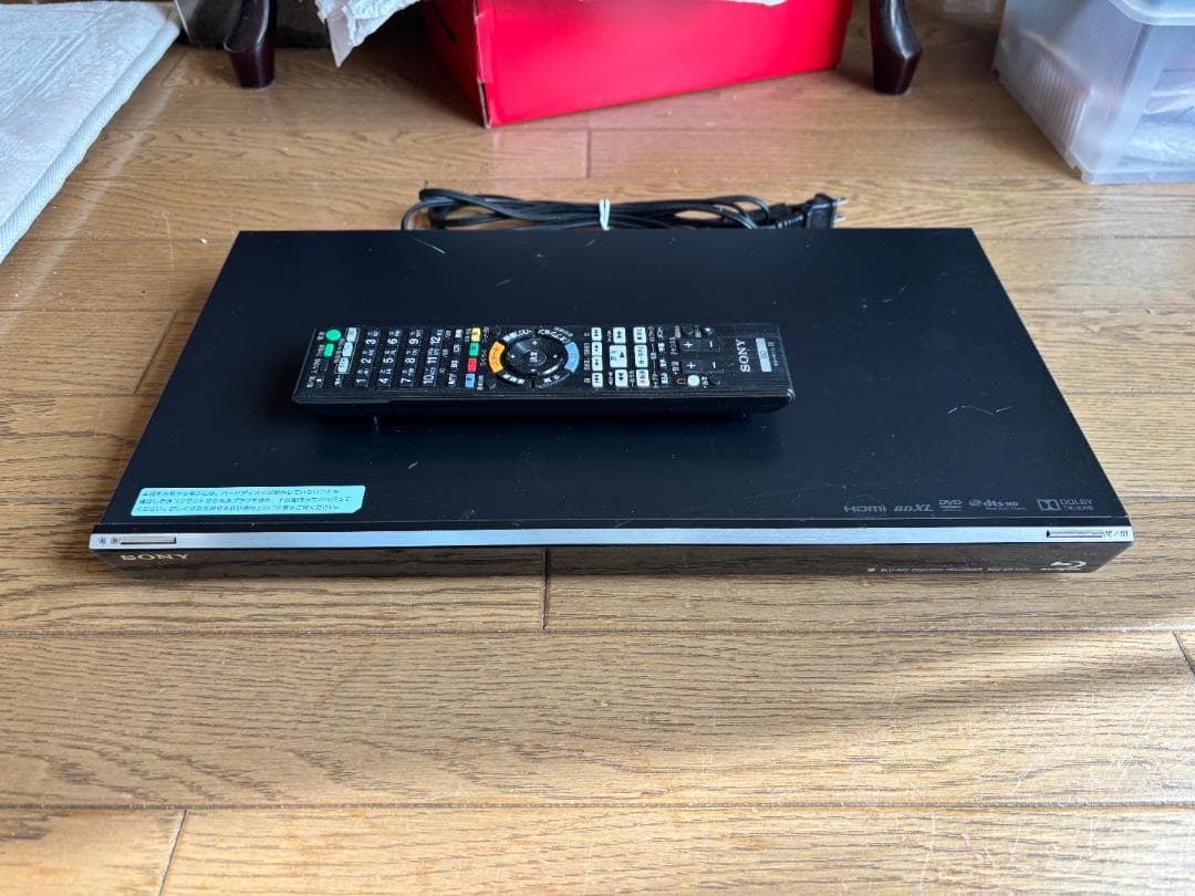 ソニー ブルーレイディスクレコーダー BDZ-EW1000 純正リモコン付き