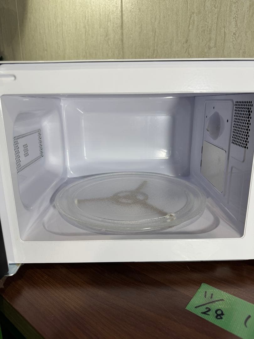 美品 YAMAZEN 電子レンジ YRM-HF171(B) 24年製