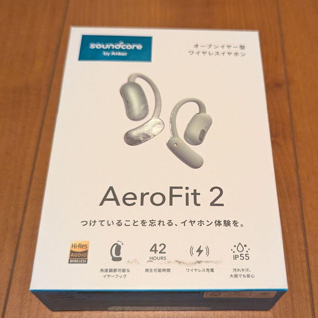 Anker AeroFit2 シルバー オープンイヤー ワイヤレスイヤホン
