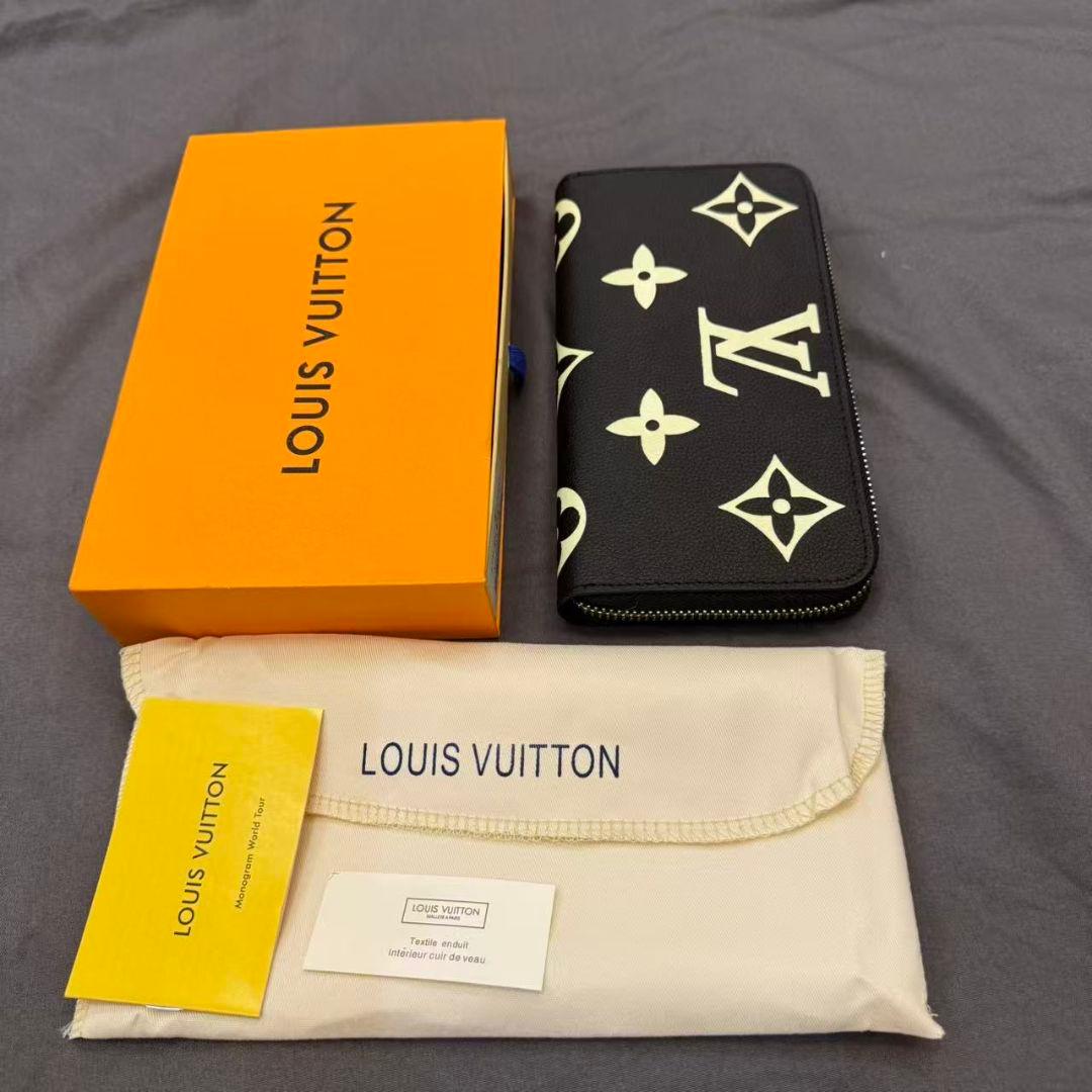 早い者勝ち！ ジッピーウォレット ラウンドファスナー長財布 黒