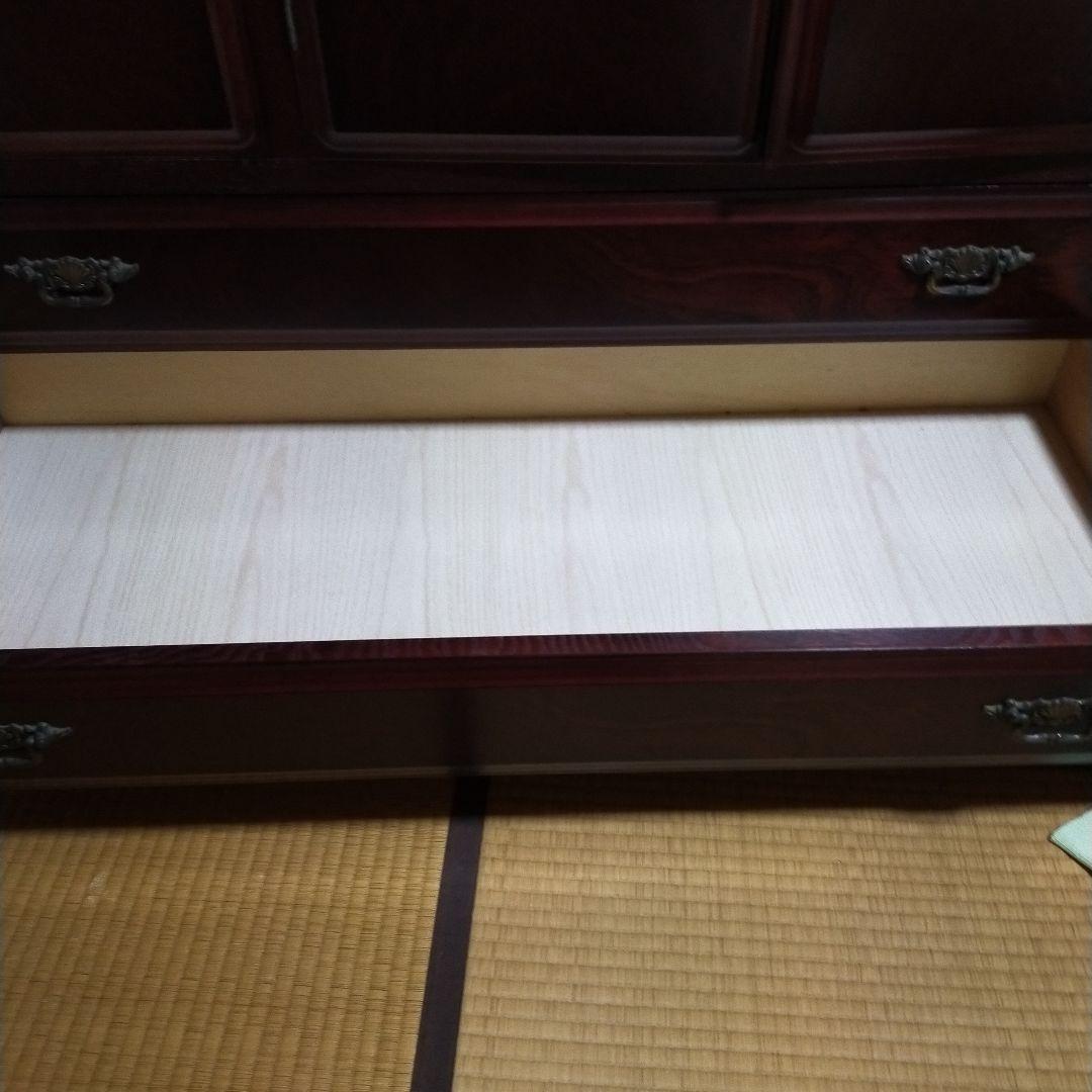 洋服ダンス　天然木　幅1m22×高さ1m78×奥行0.6m　送料無料　たのメル便