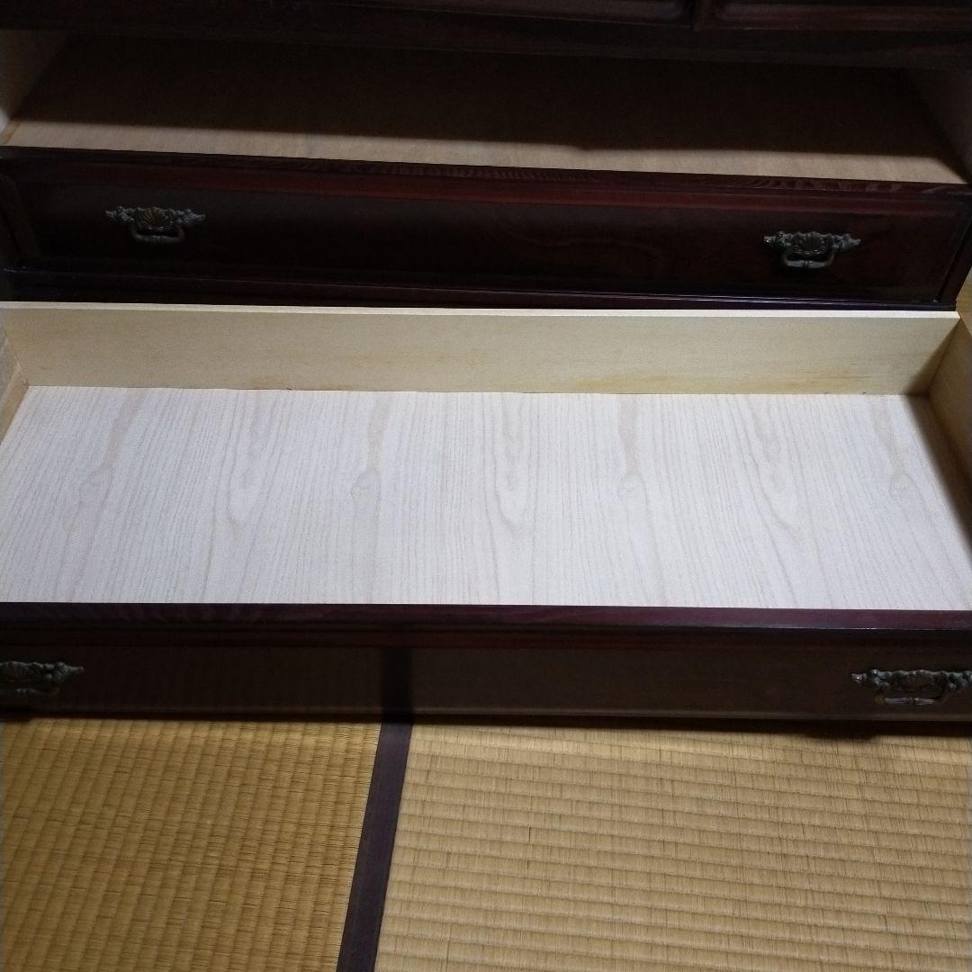 洋服ダンス　天然木　幅1m22×高さ1m78×奥行0.6m　送料無料　たのメル便