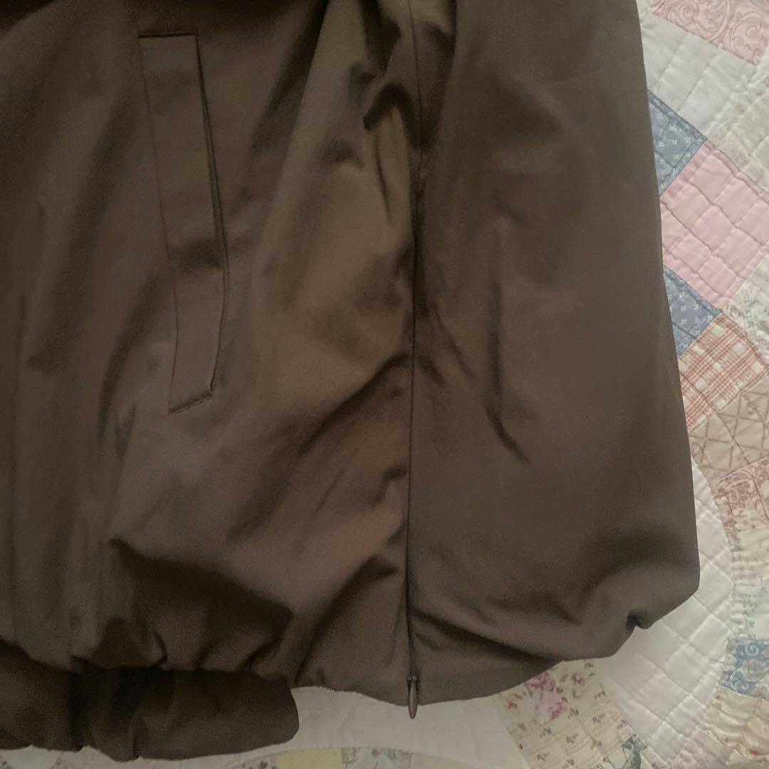 ブラウン中綿アウター ブルゾン