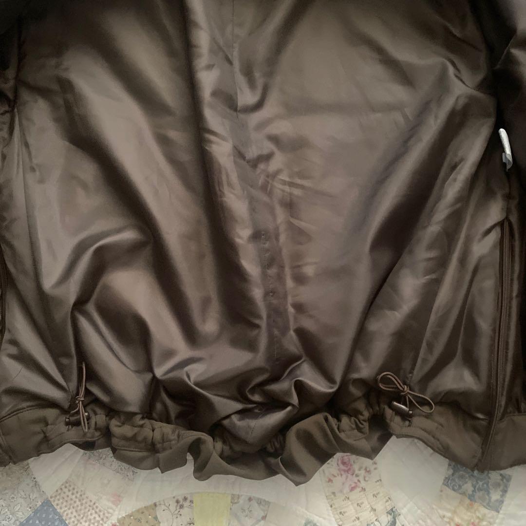 ブラウン中綿アウター ブルゾン