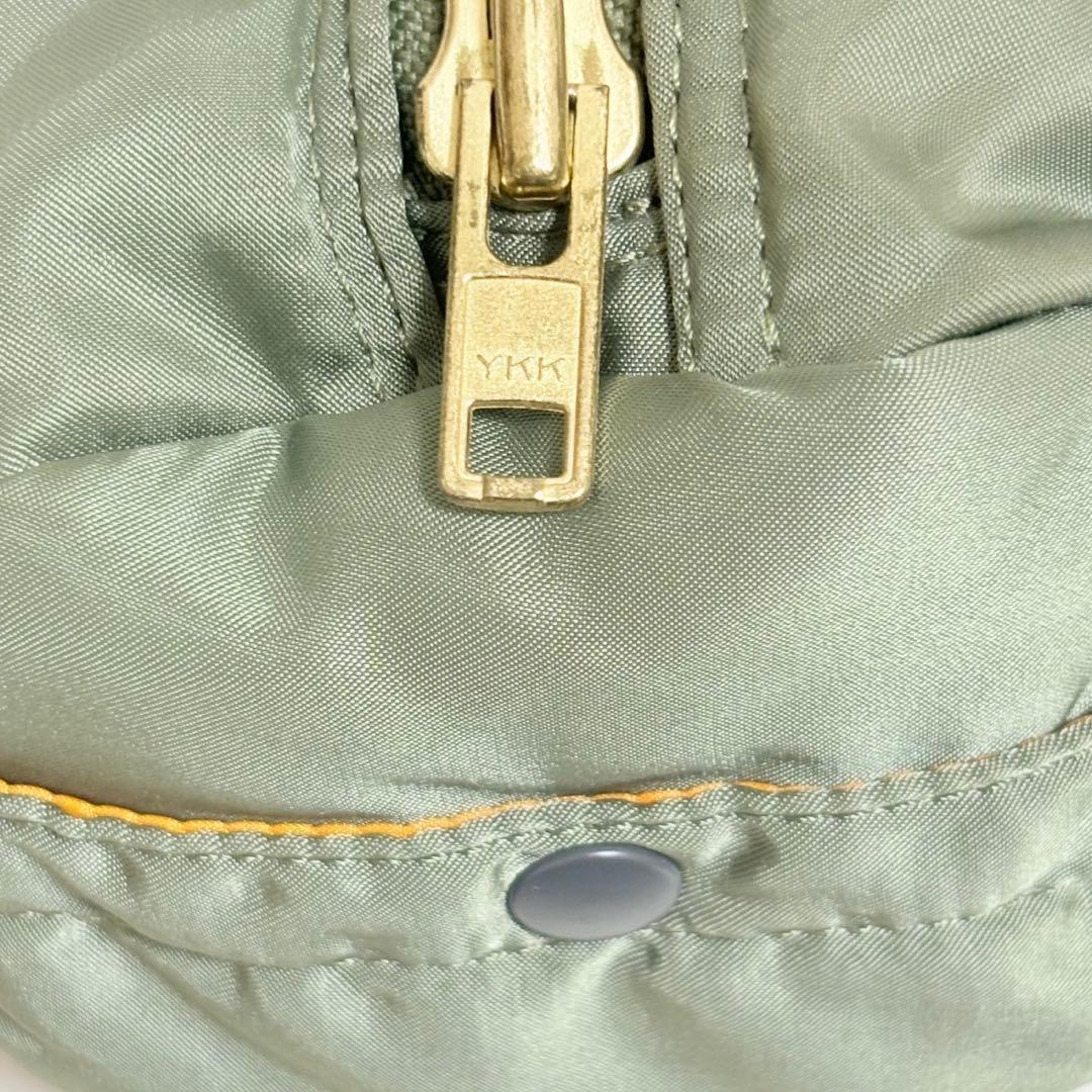 ◆極美品◆希少 ポーター タンカー ミニボストンバッグ Sサイズ セージ