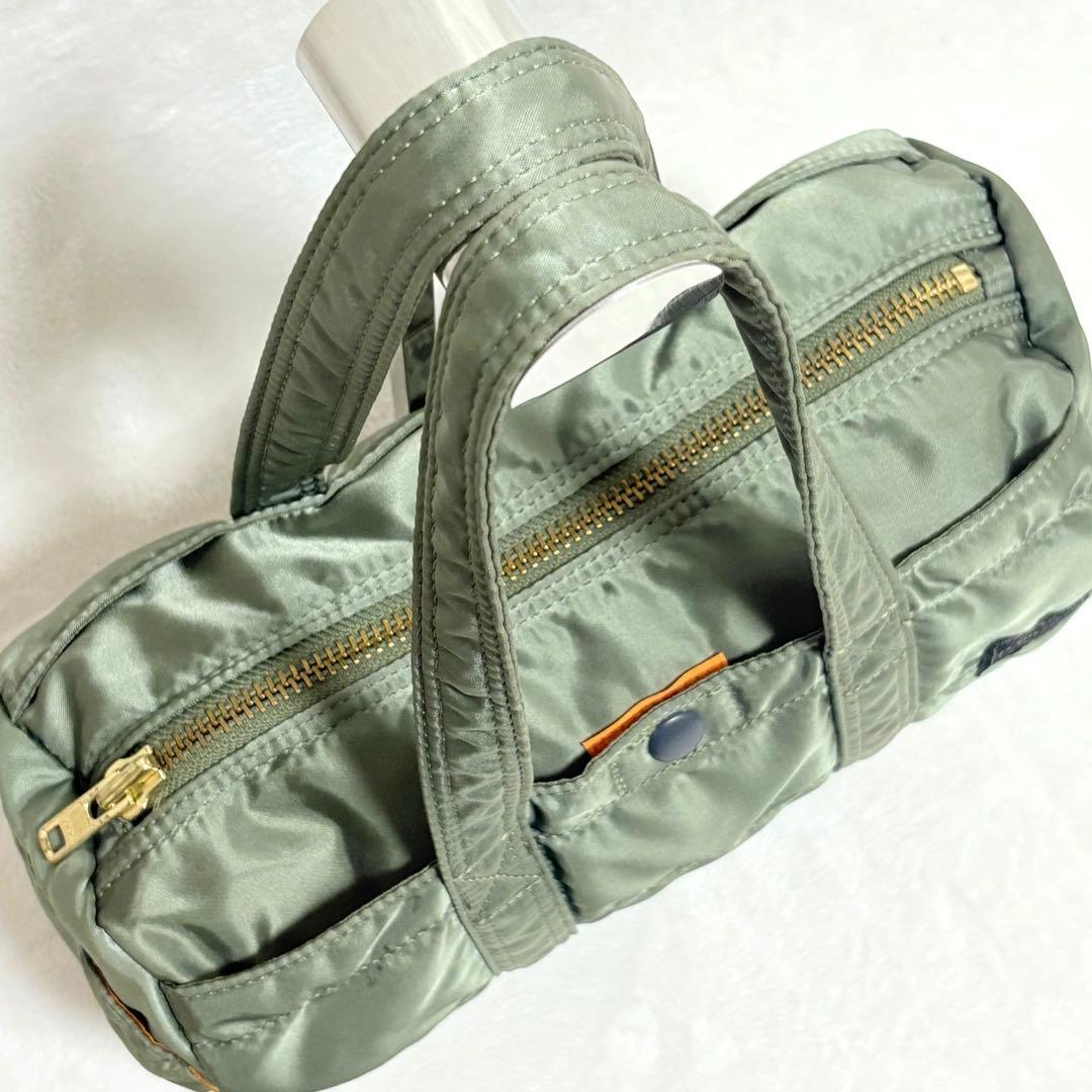 ◆極美品◆希少 ポーター タンカー ミニボストンバッグ Sサイズ セージ
