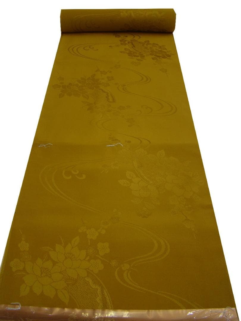 振袖用 倫子地 長襦袢 反物 正絹 18ｍ Gｓ1003みっちゃん