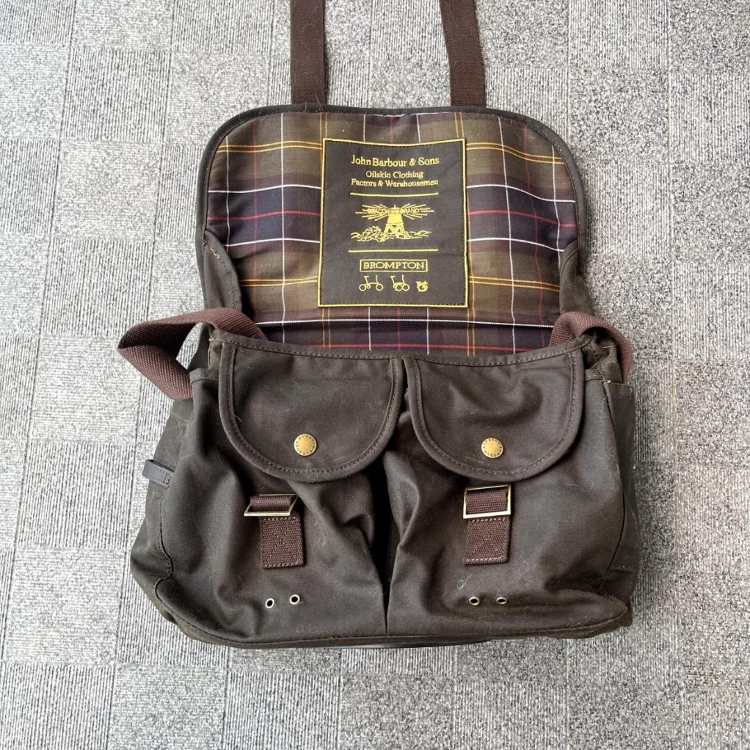 BROMPTON Barbour 限定コラボバッグ