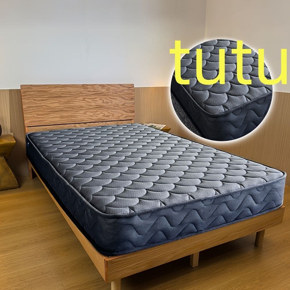 120*195*21cmマットレス プレミアムスプリング式 耐久性抜群、圧縮包装