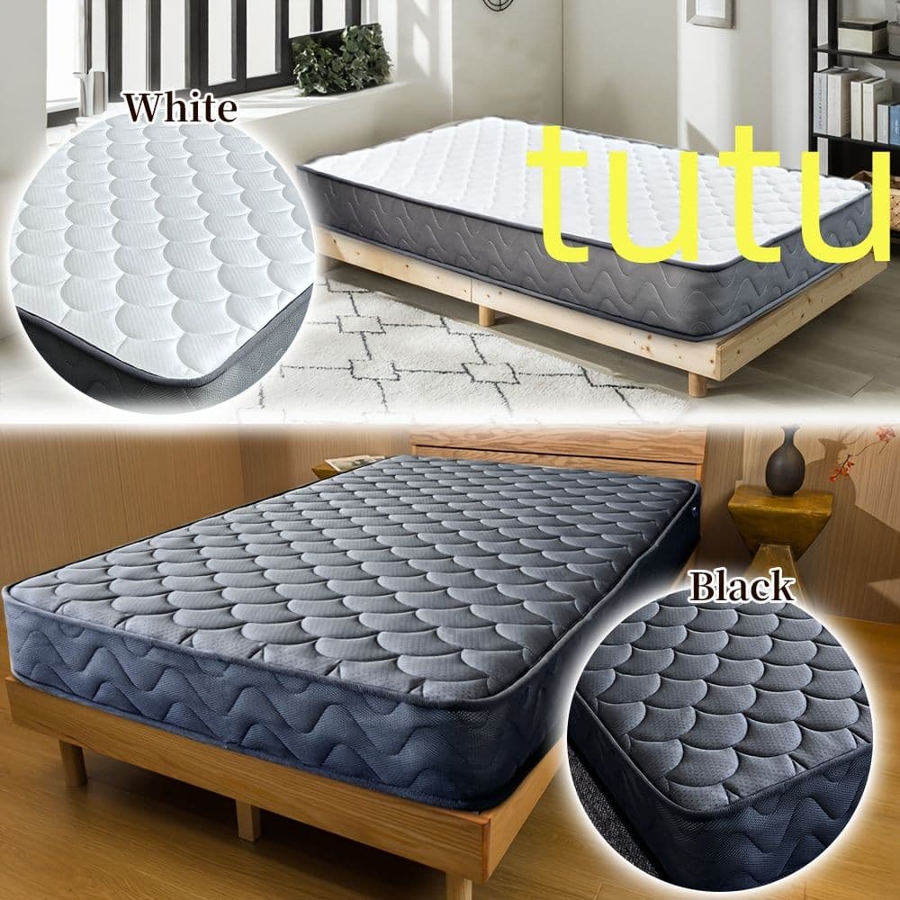 120*195*21cmマットレス プレミアムスプリング式 耐久性抜群、圧縮包装