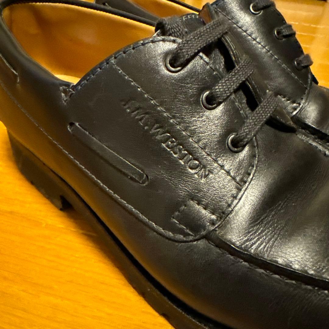 jm weston ヨット希少ロシアンカーフ！(BLACK) size７Ｃ中古品