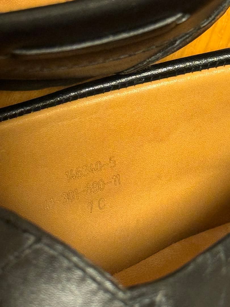 jm weston ヨット希少ロシアンカーフ！(BLACK) size７Ｃ中古品