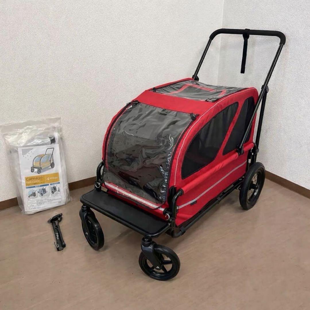 AIRBUGGYエアバギー　キャリッジ+ルーフ　大型犬用　バギー