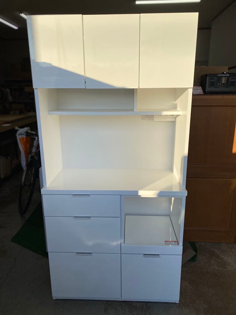 ☆ニトリ　キッチンボード　エトナ90KB WH