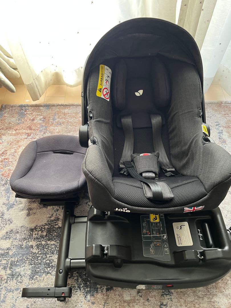 格安Joie ベビーシート ISOFIX対応 大きな日よけ付き