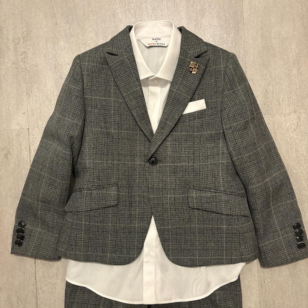 極美品♪ウォルツバイビームスデザイン セットアップ スーツ チェック120
