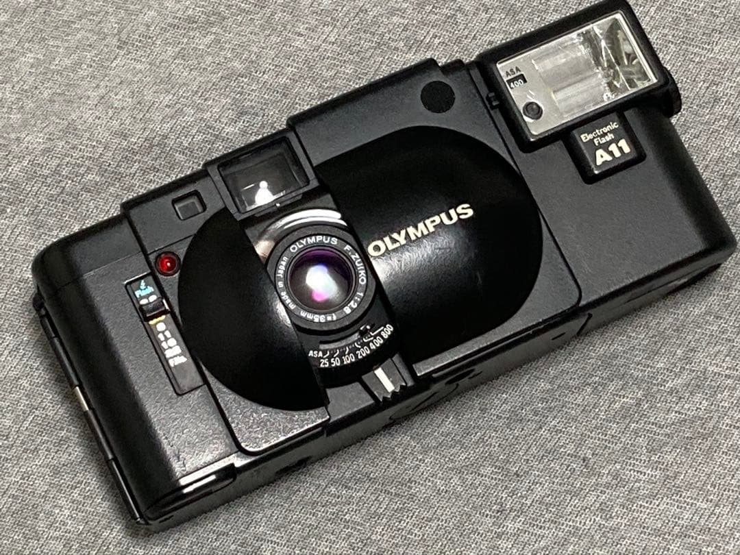 ⭐️完動品⭐️ OLYMPUS XA + A11 フィルムカメラ 動作確認済み
