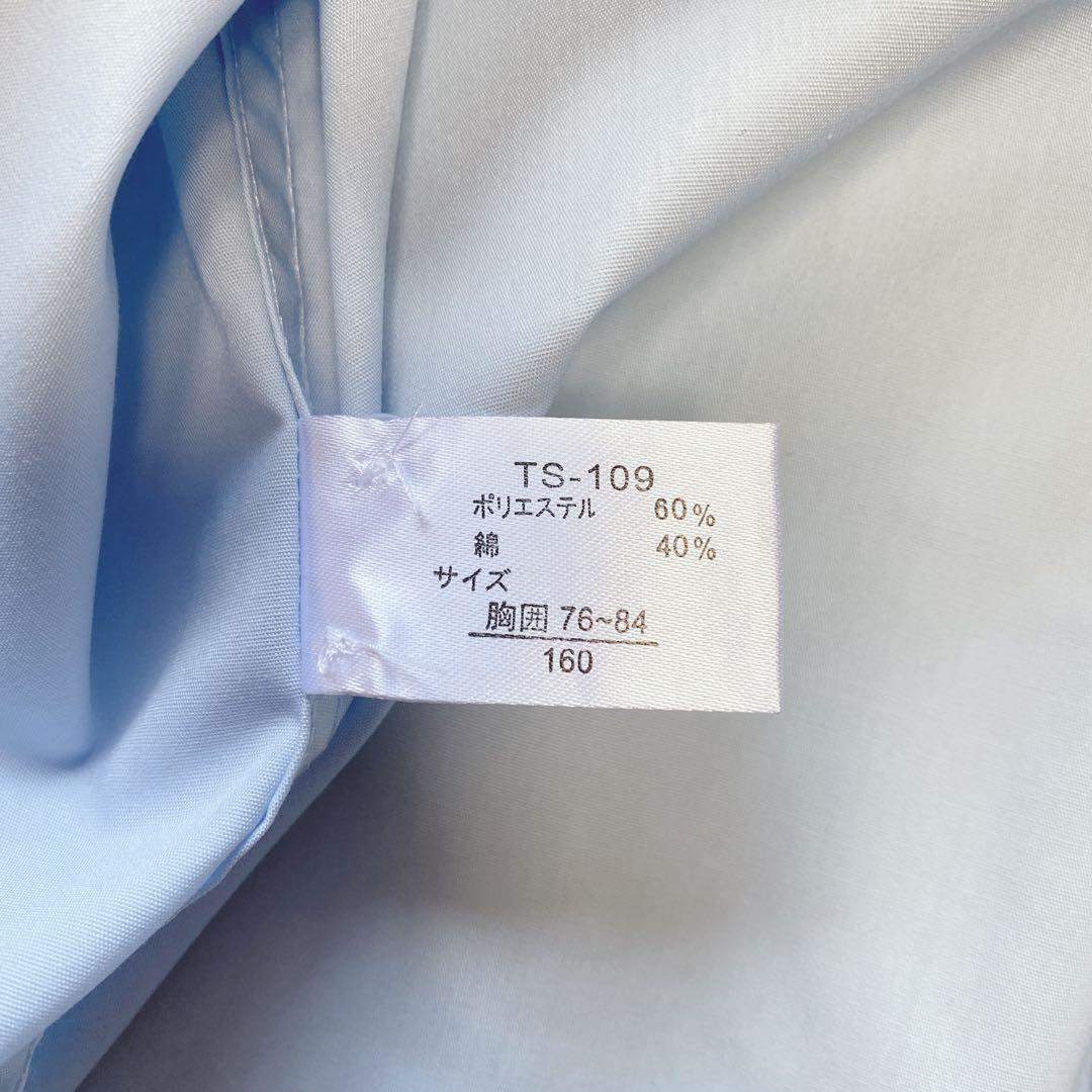 【160】美品　コムサイズム キッズスーツ5点セット ストライプ　卒業式