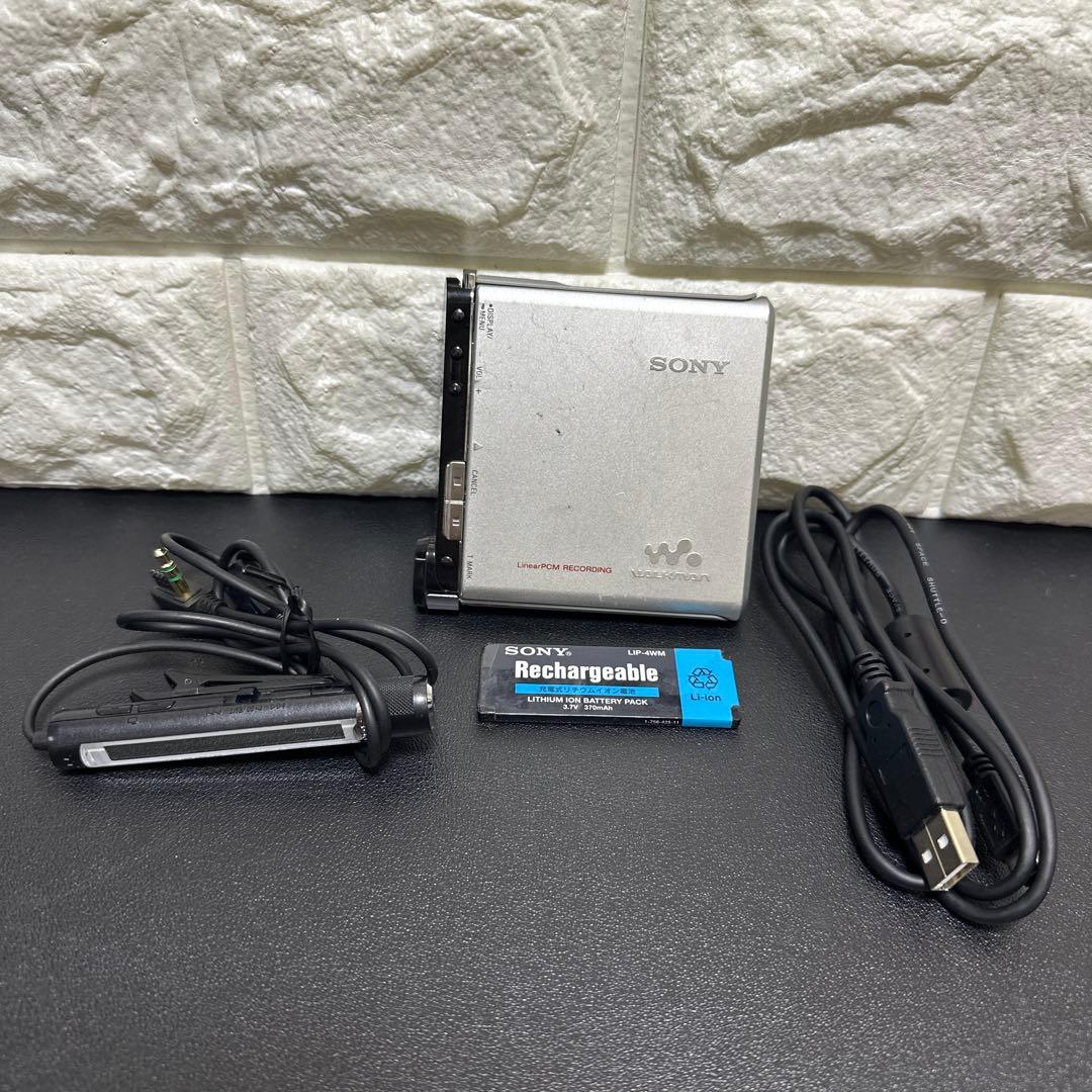 希少SONY MZ-RH1 ポータブルHI-MDレコーダー　動作確認済
