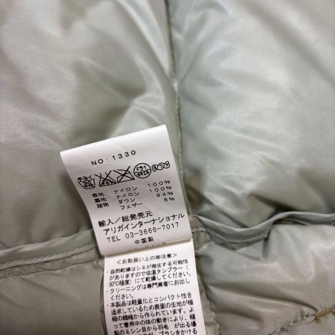 [極上]SIERRA DESIGNS ベージュ ダウンベスト USA 収納袋付き