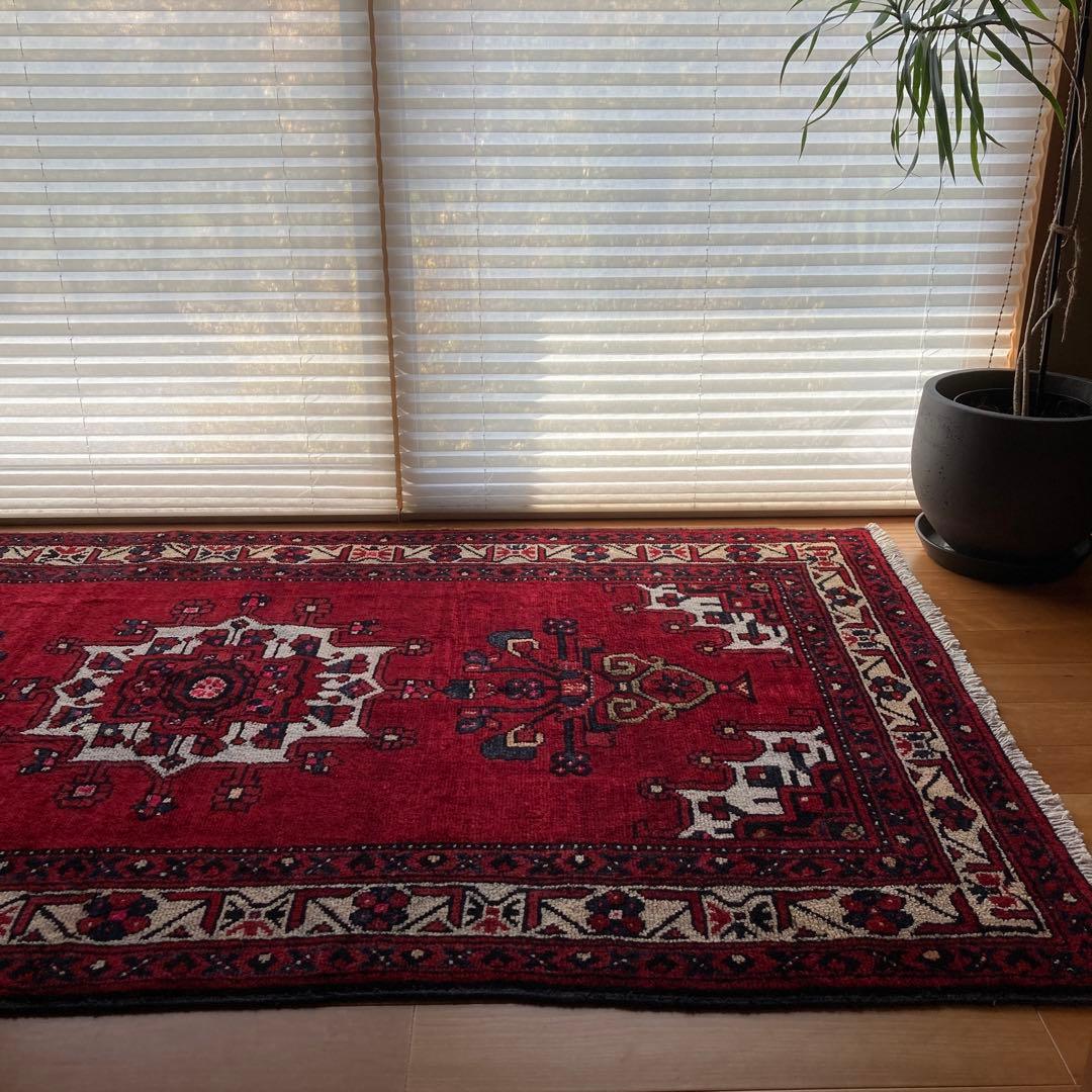 ★ naochin1102★ トライバルラグ　セミアンティーク