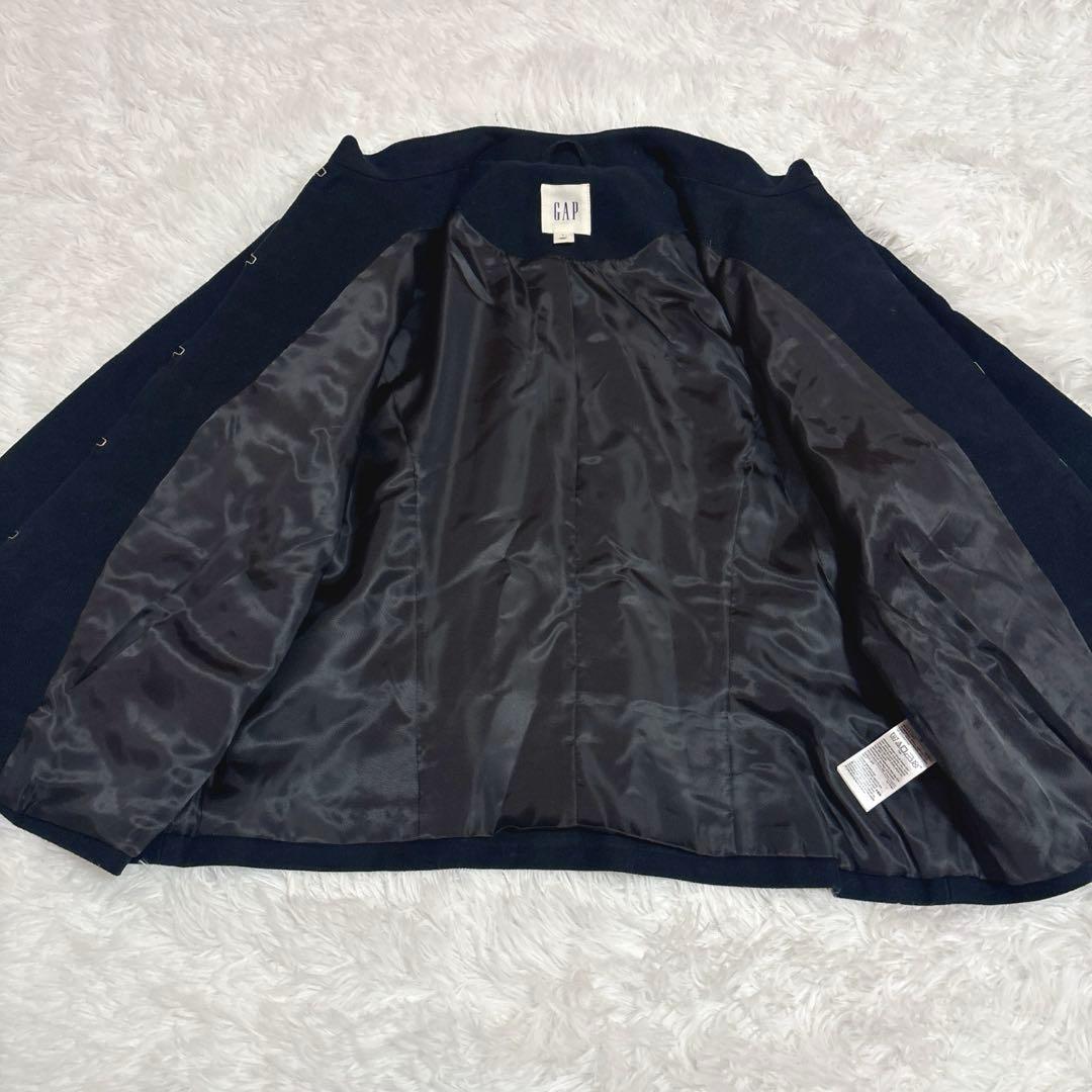 希少　GAP ギャップ ナポレオンジャケット　金ボタン　ブラック　L