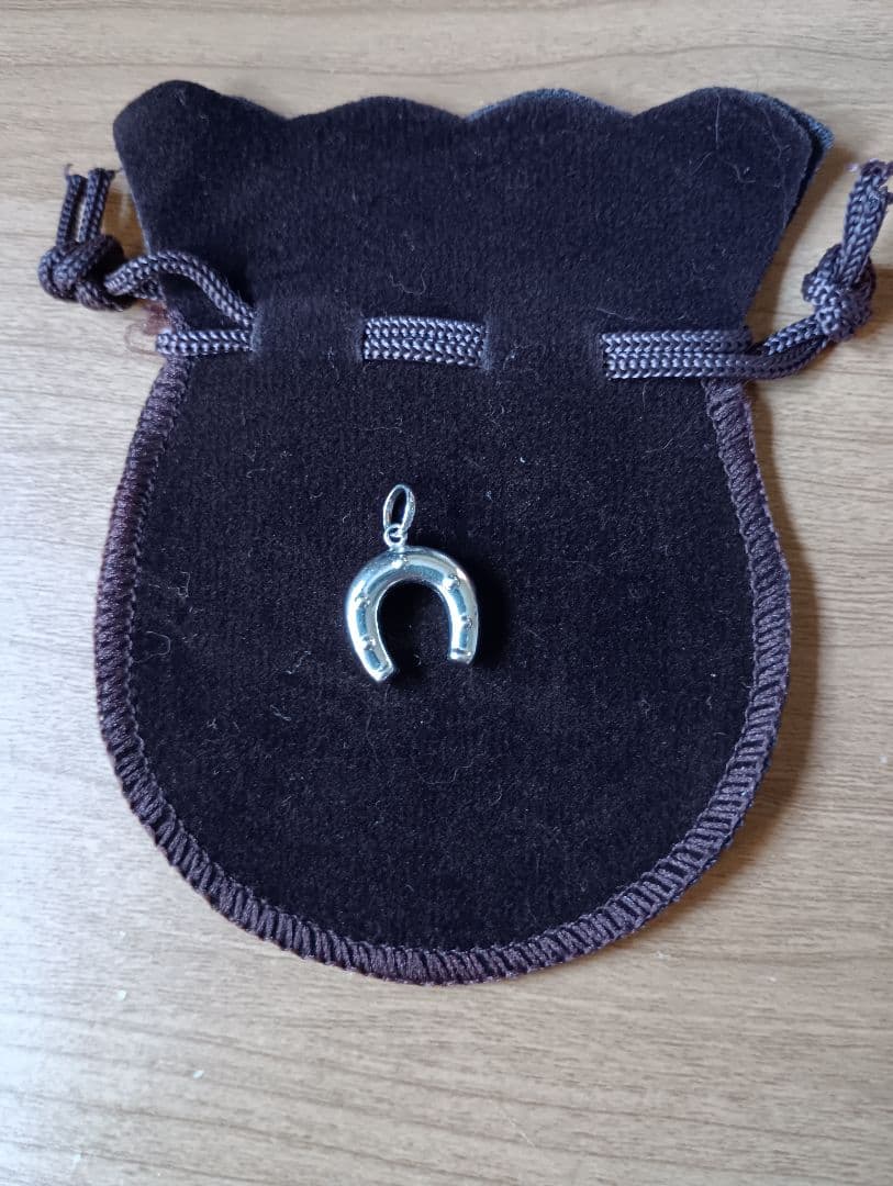 18Kホワイトゴールド 馬蹄型チャーム