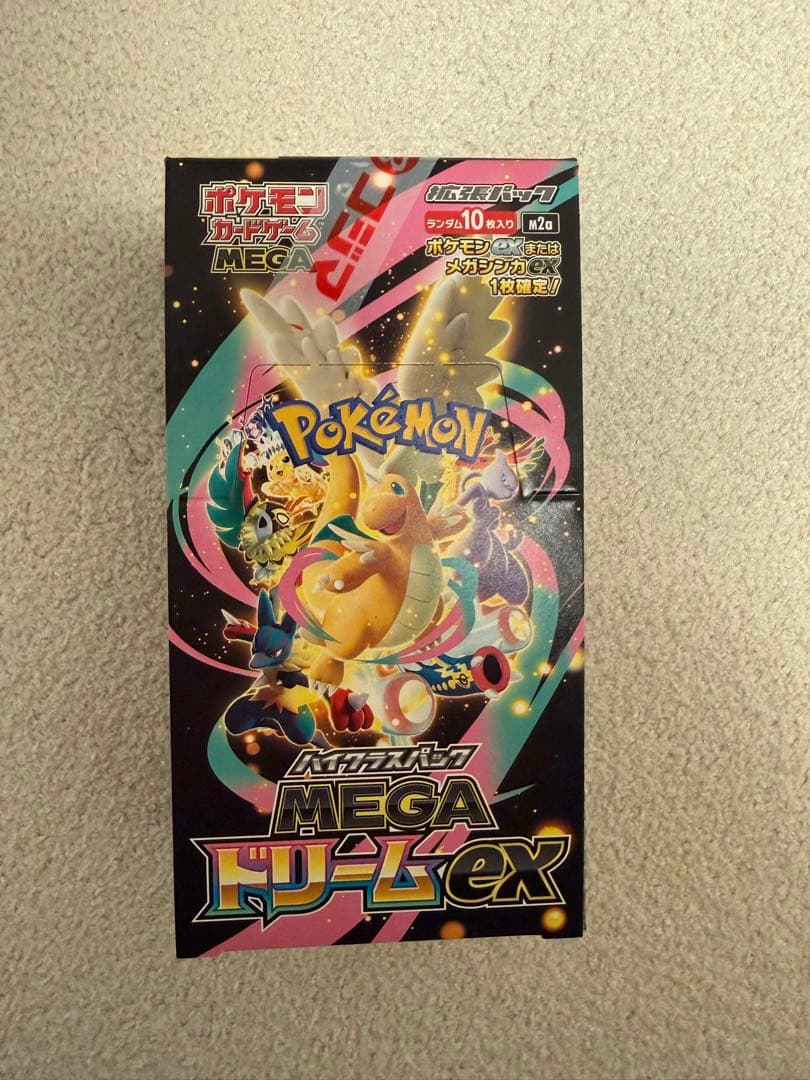 ポケモンカードゲーム MEGAドリームEX BOX シュリンクなし