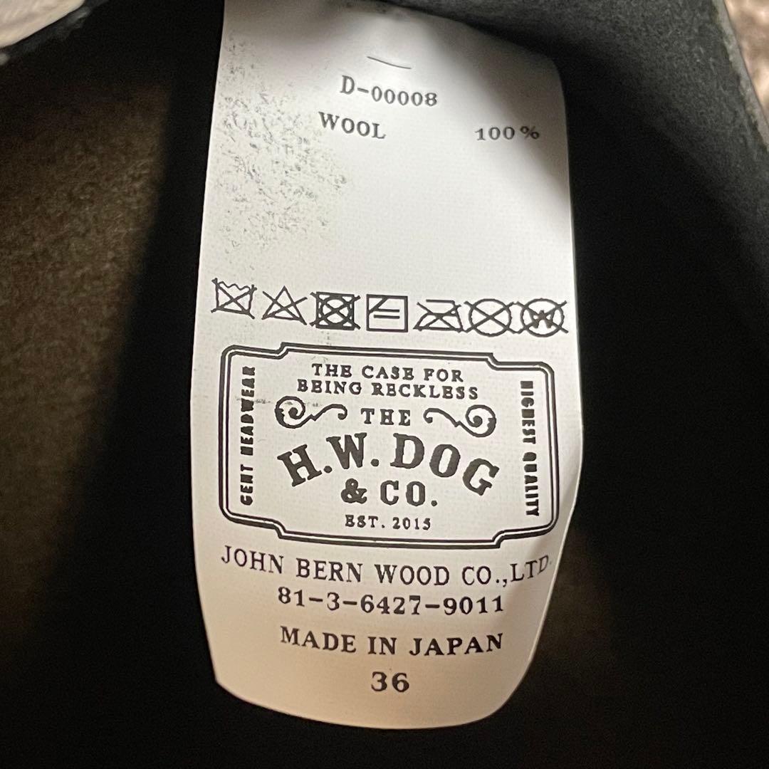 帽子 THE H.W.DOG&CO. POINT-H