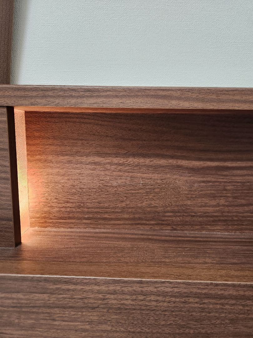 ニトリ ブラウン ベットフレーム クイーンサイズ