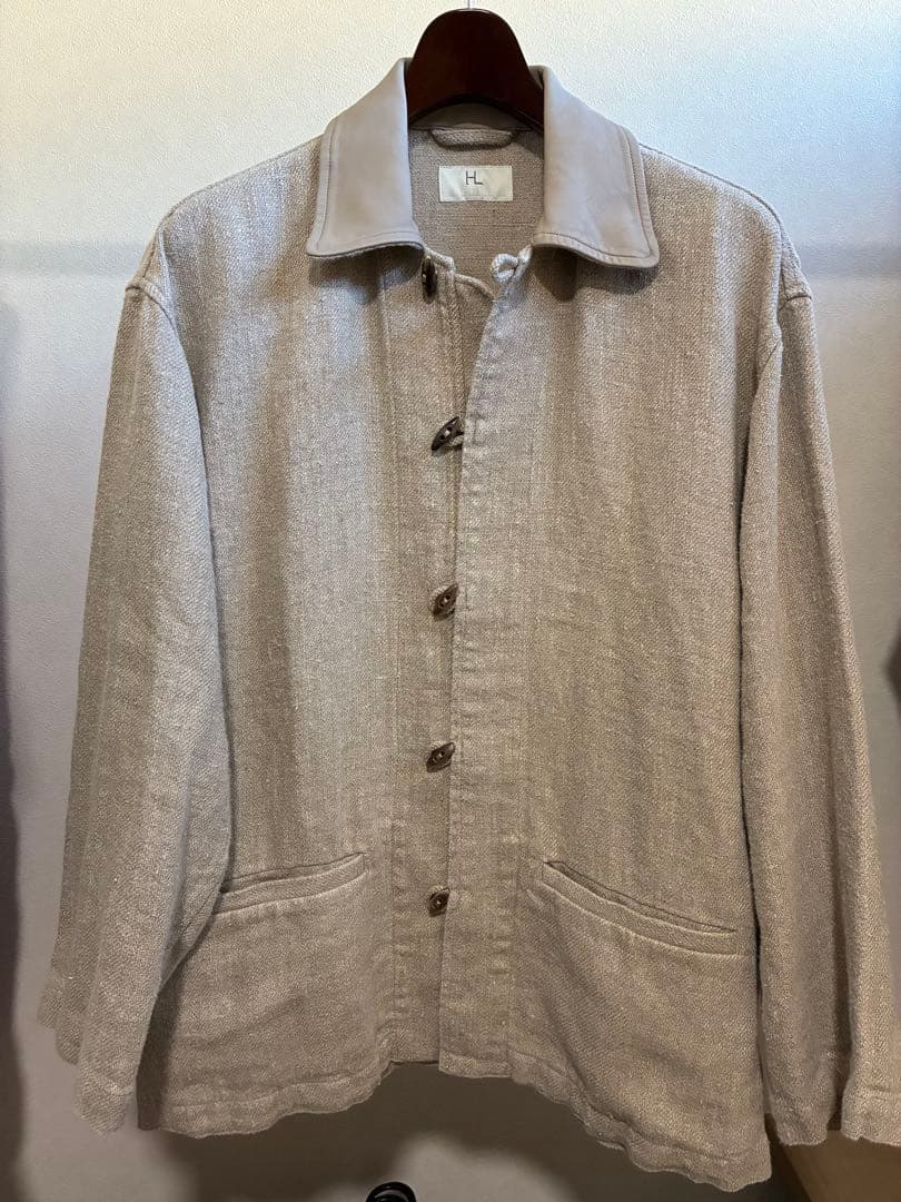 ジャケット・アウター HERILL 26SS Linen Duffel Jacket natural