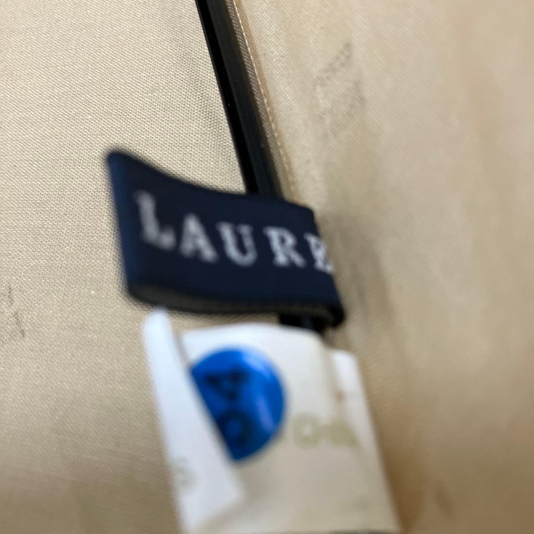 ポロ ラルフローレン 刺繍ロゴ 晴雨兼用長傘 ベージュ