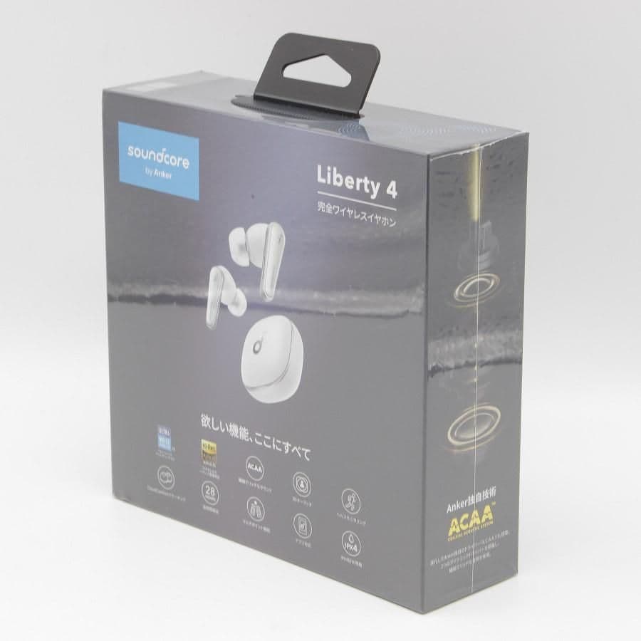 新品未開封・保証付 ANKER soundcore Liberty4 白