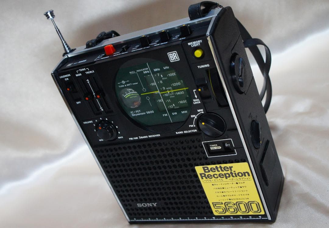 ☆綺麗☆受信OK☆SONYソニー☆スカイセンサー☆ICF-5600☆BCLラジオ