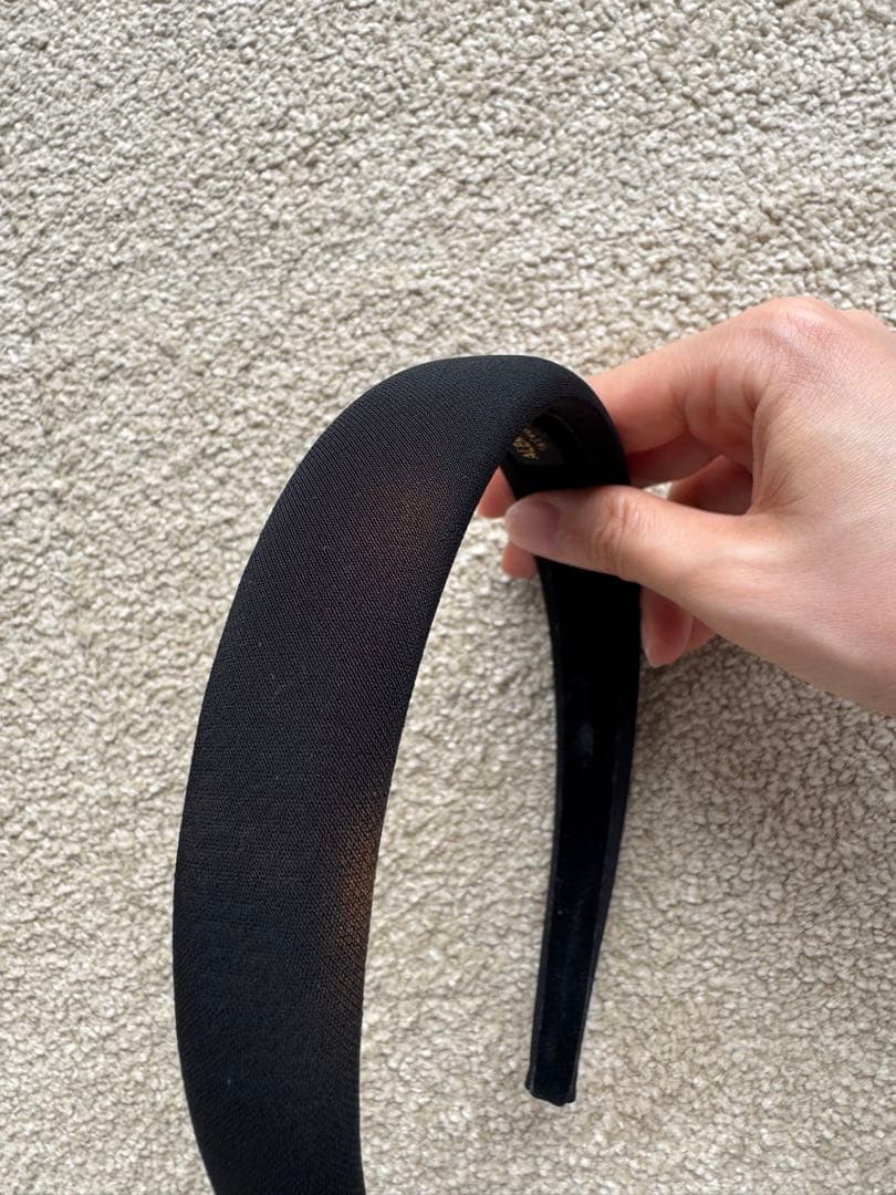 Alexandre de Paris ブラックヘアバンド