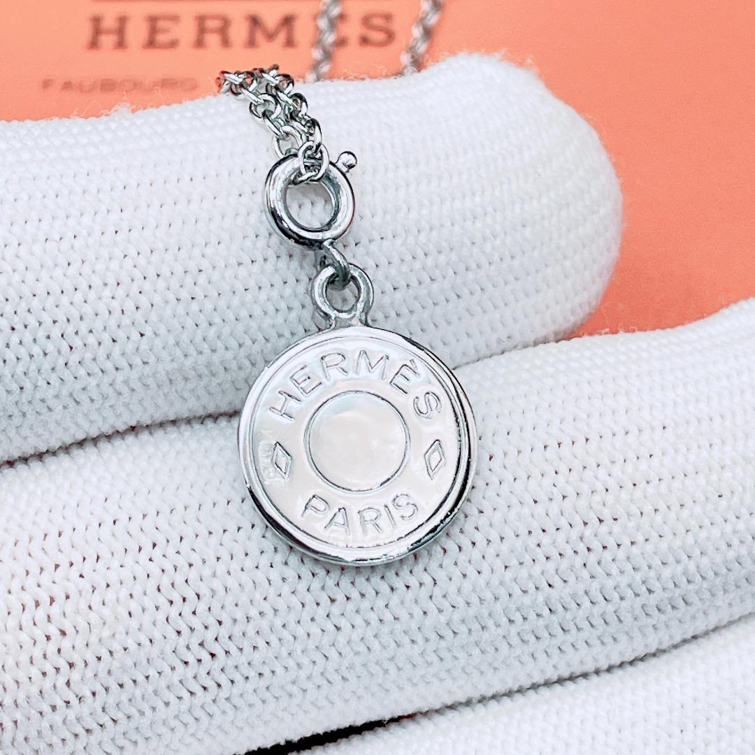 ◇エルメス◇新品仕上済 セリエ ネックレス ペンダント 小 シルバー 4.47g