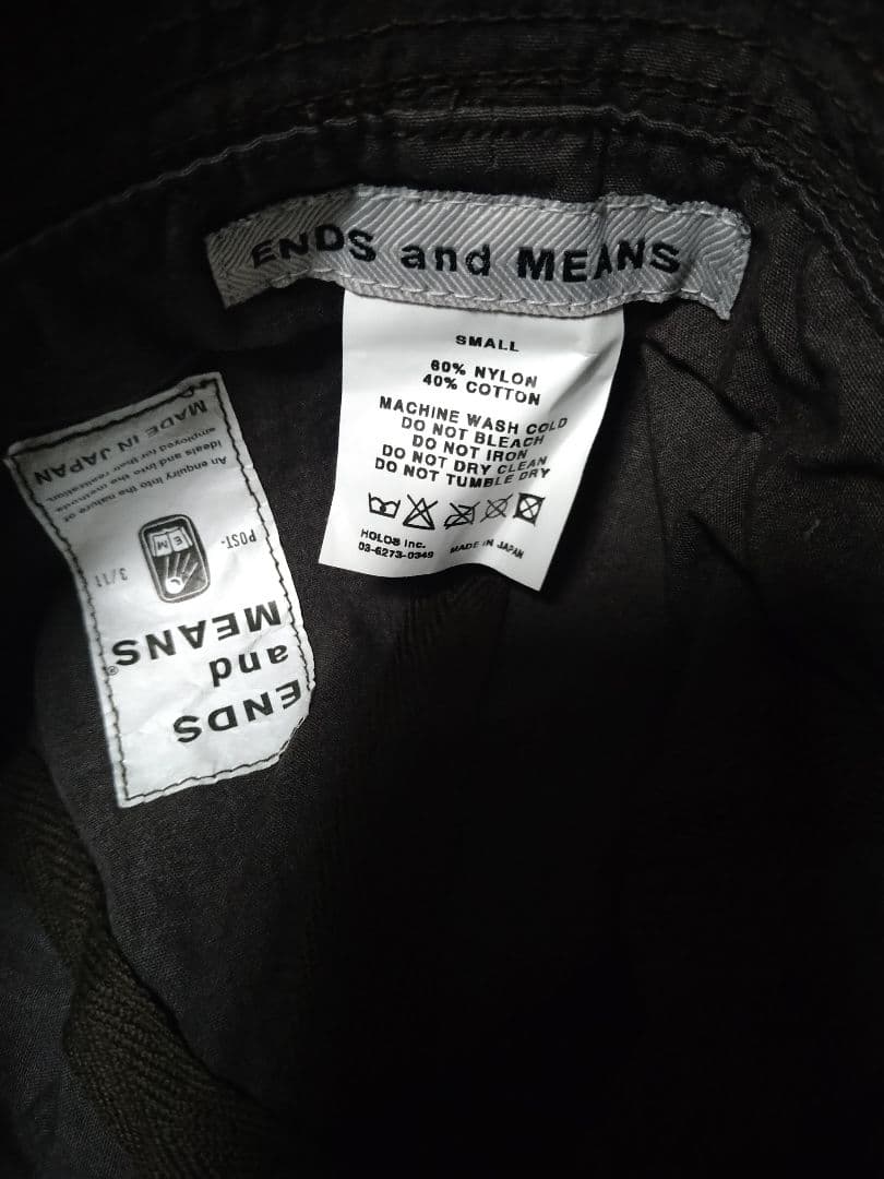 帽子 ENDS and MEANS Army Hat Fudge S