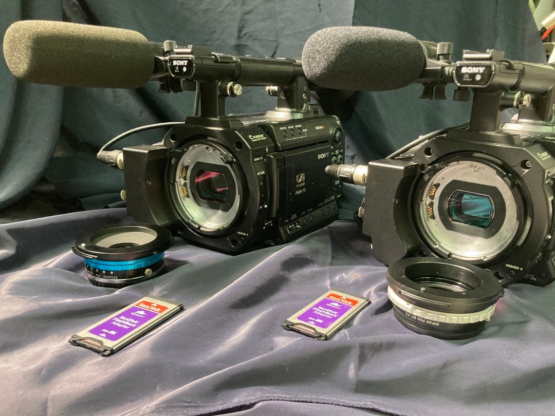 2台セット！F3 Sony 業務用ビデオカメラ 本体　おまけ付き！