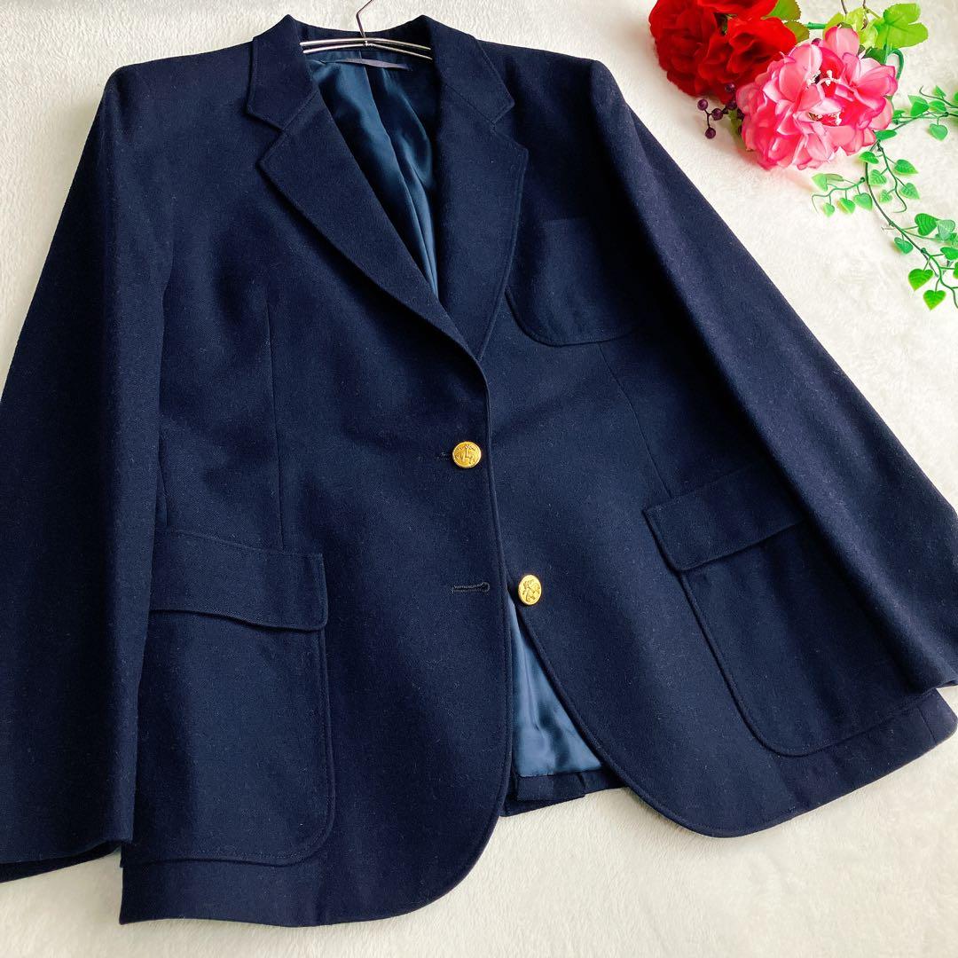 ブルックスブラザーズ★紺ブレ 金ボタン ウール 2B テーラードジャケット