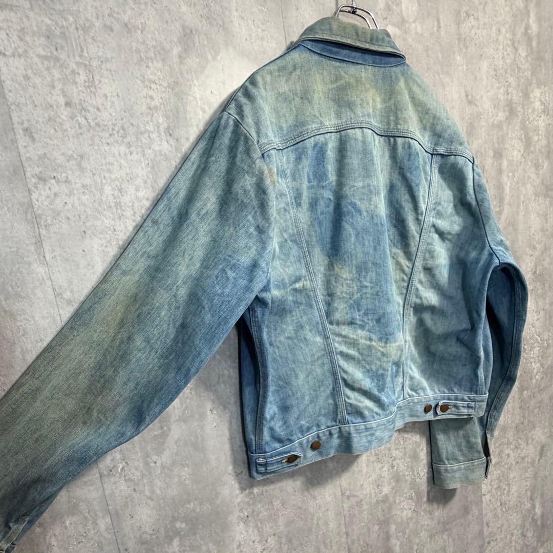Wrangler USA製126MJデニムジャケット80s三角タグ雰囲気系ボロ