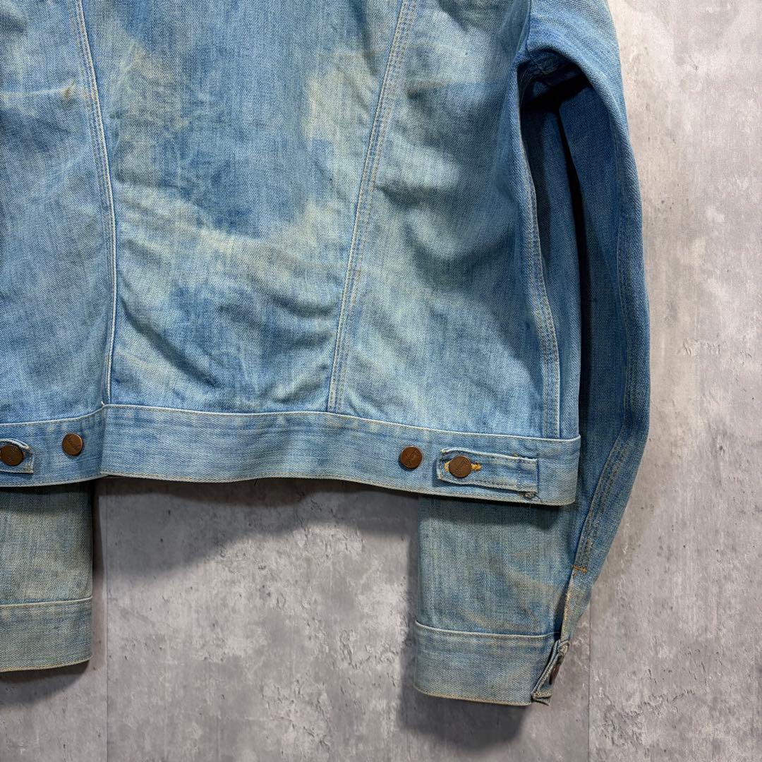 Wrangler USA製126MJデニムジャケット80s三角タグ雰囲気系ボロ