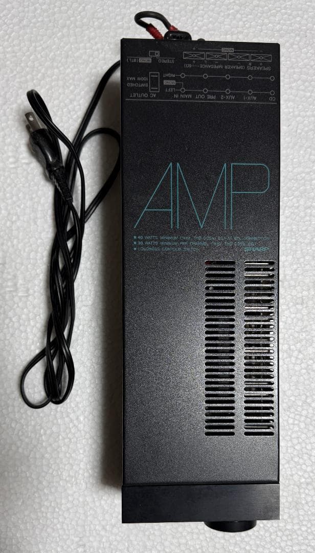 SHARP ステレオアンプ SM-5（本体のみ・美品）
